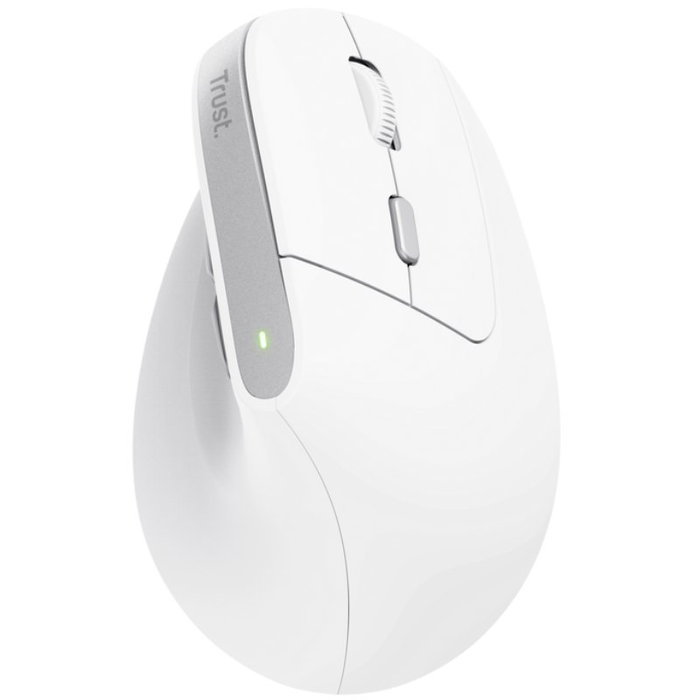 Trust Bayo II Ratón Ergonómico Vertical Inalámbrico Blanco